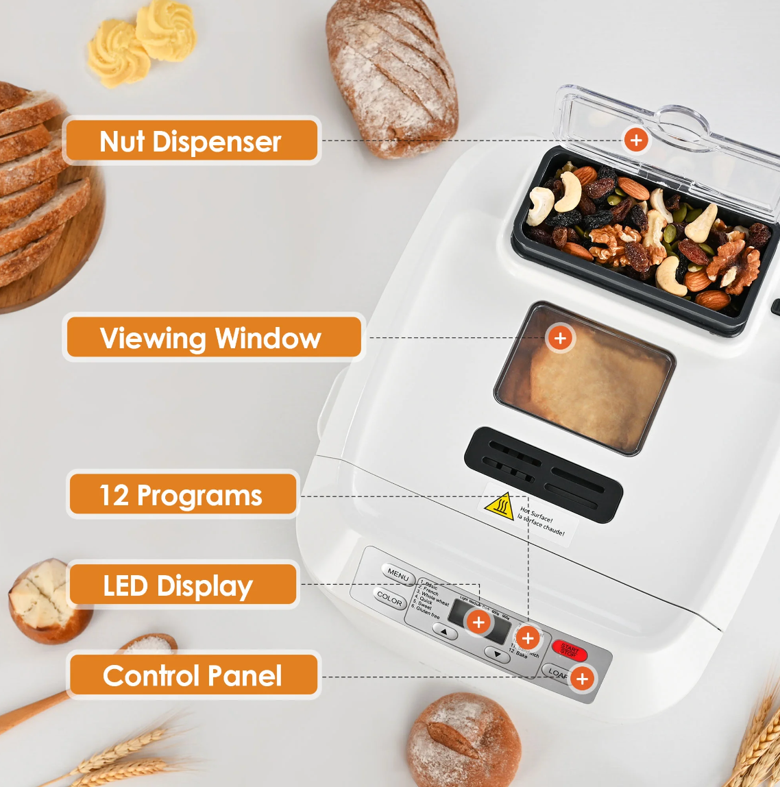Nexora Rise™ Bread Maker