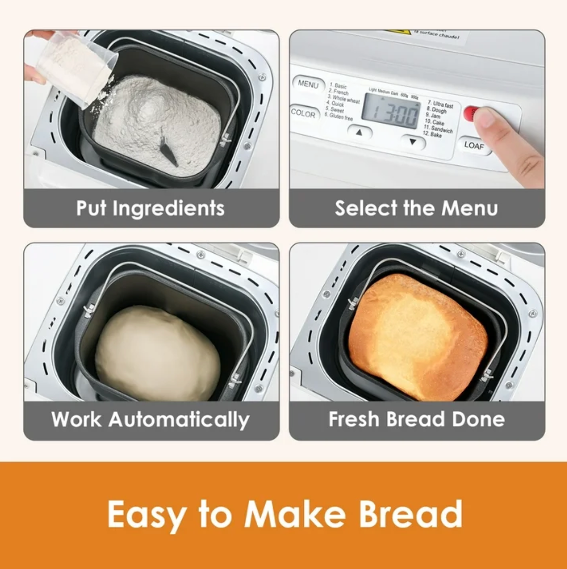 Nexora Rise™ Bread Maker