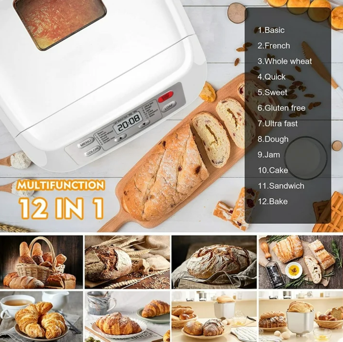 Nexora Rise™ Bread Maker